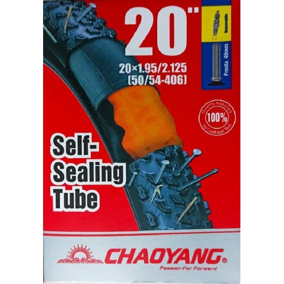 ChaoYang Camera d'aria Antiforatura Autosigillante 20x1.95/2.125 Valvola 40mm removibile